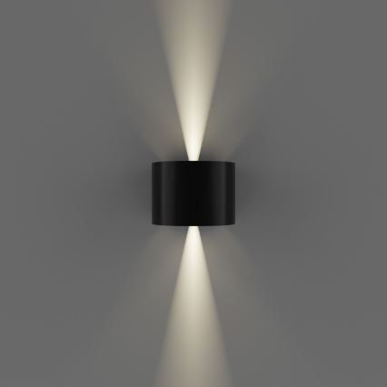 APLED - LED Zunanja stenska svetilka OVAL 2xLED/3W/230V IP65