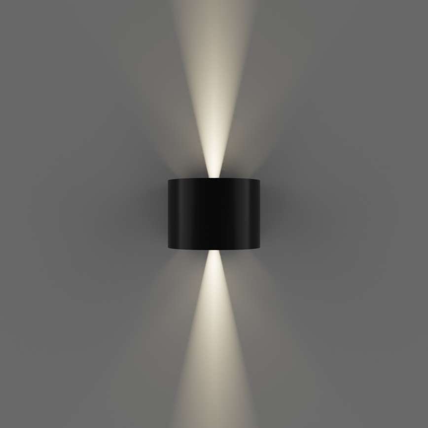 APLED - LED Zunanja stenska svetilka OVAL 2xLED/3W/230V IP65