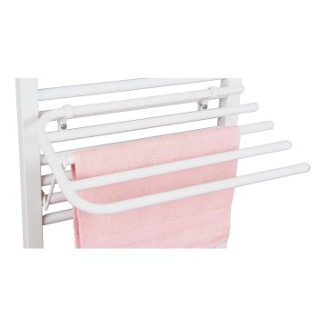 Aqualine - Držalo za brisače za grelnik 60 cm bela