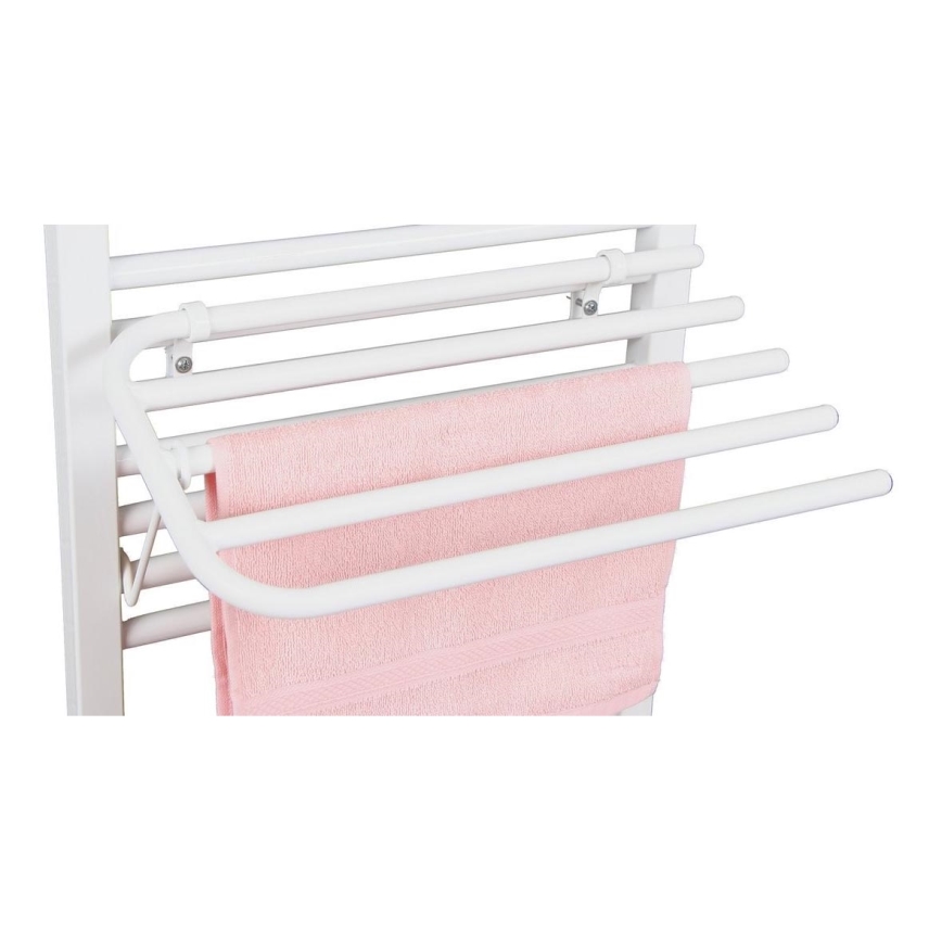 Aqualine - Držalo za brisače za grelnik 60 cm bela