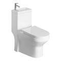 Aqualine - kombiniran WC z umivalnikom HYGIE keramika/bela