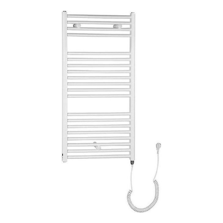 Aqualine - Kopalniški električni radiator DIRECT-E 300W/230V 96 cm bela ravna