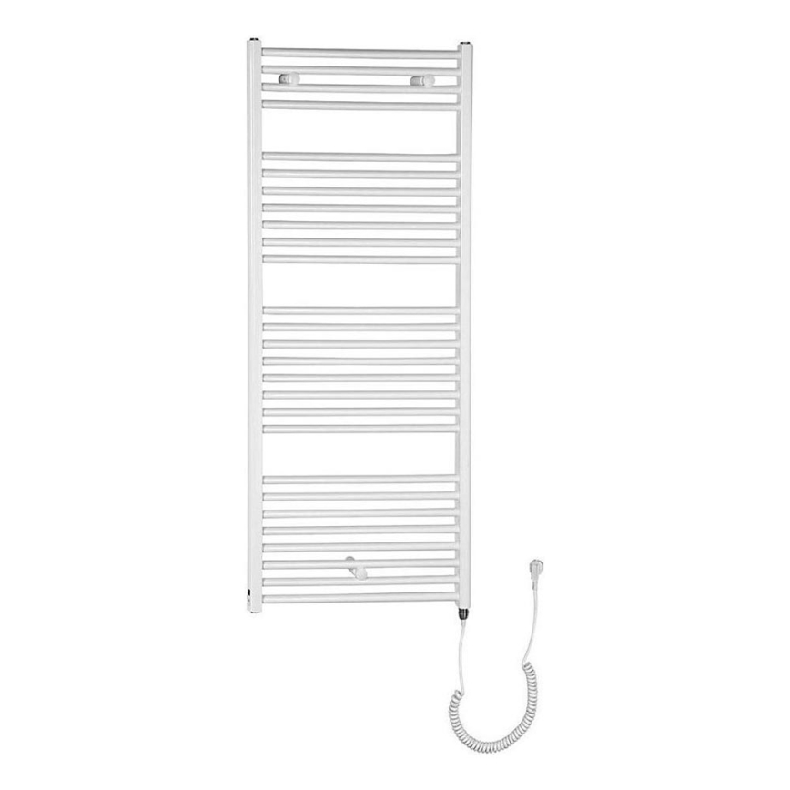 Aqualine - Kopalniški električni radiator DIRECT-E 600W/230V 132 cm bela ravna