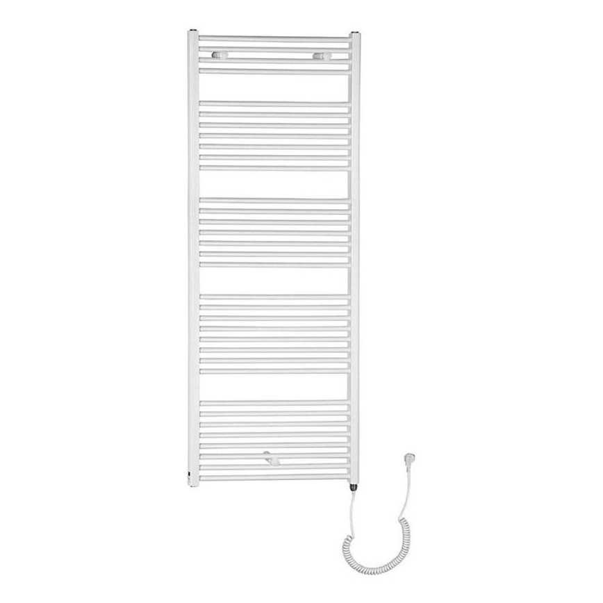 Aqualine - Kopalniški električni radiator DIRECT-E 800W/230V 168 cm bela ravna