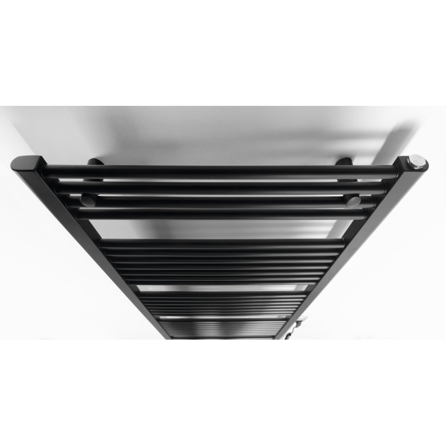 Aqualine - Kopalniški električni radiator DIRECT-E 800W/230V 168 cm mat črna ravna