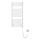 Aqualine - Kopalniški električni radiator ORBIT-E 300W/230V 96 cm bela okrogla