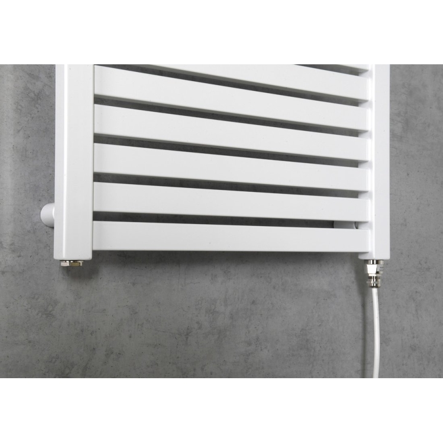 Aqualine - Kopalniški električni radiator TONDI-E 300W/230V 97 cm bela ravna