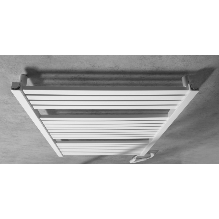 Aqualine - Kopalniški električni radiator TONDI-E 400W/230V 97 cm bela ravna