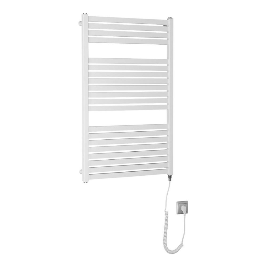 Aqualine - Kopalniški električni radiator TONDI-E 400W/230V 97 cm bela ravna