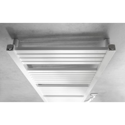 Aqualine - Kopalniški električni radiator TONDI-E 500W/230V 133 cm bela ravna