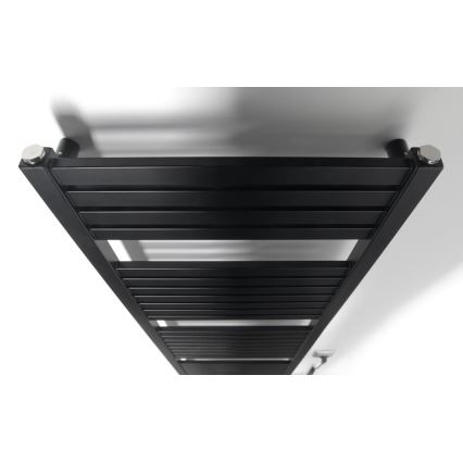 Aqualine - Kopalniški električni radiator TONDI-E 500W/230V 133 cm mat črna ravna