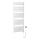 Aqualine - Kopalniški električni radiator TONDI-E 800W 169x60 cm bel