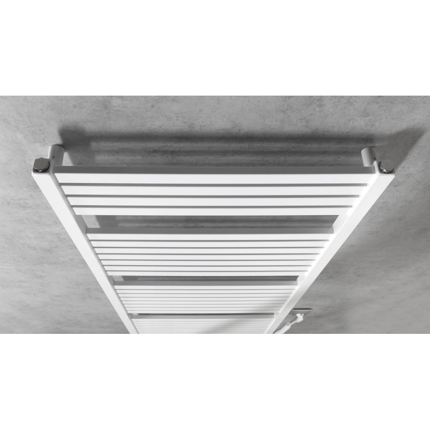 Aqualine - Kopalniški električni radiator TONDI-E 800W/230V 169 cm bela ravna