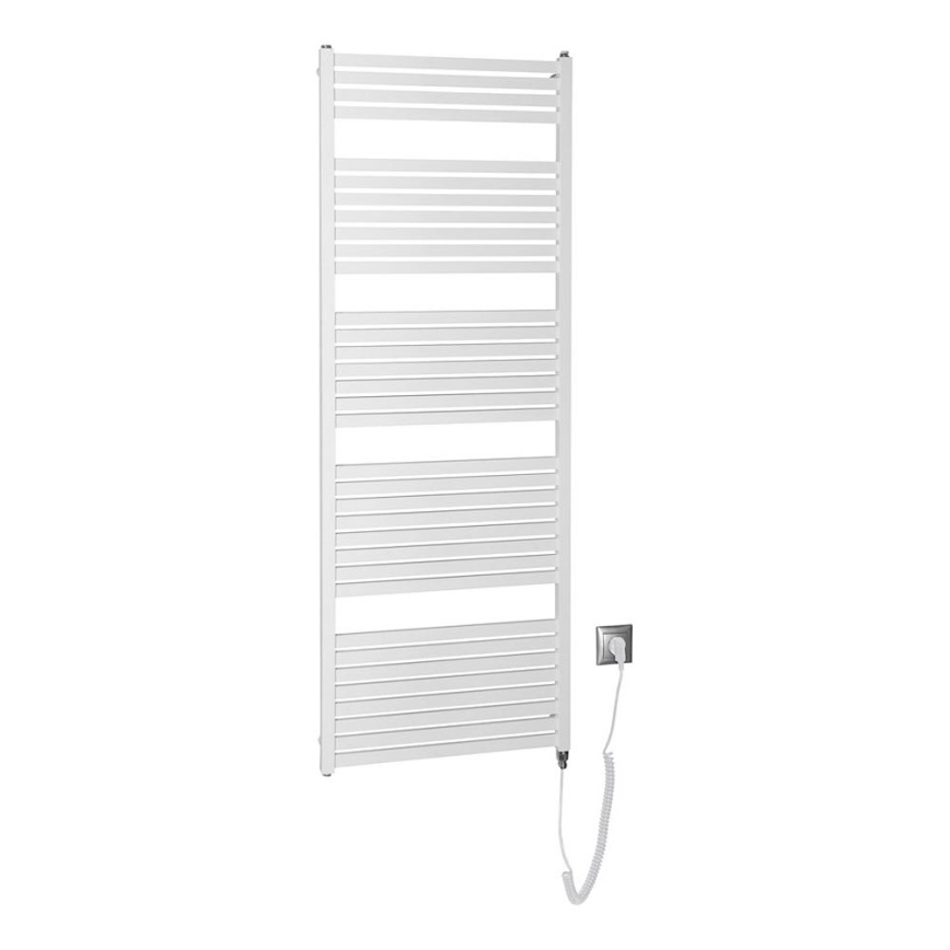 Aqualine - Kopalniški električni radiator TONDI-E 800W/230V 169 cm bela ravna