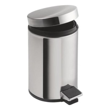 Aqualine - Koš za smeti SIMPLE LINE 12 l polished nerjaveče jeklo