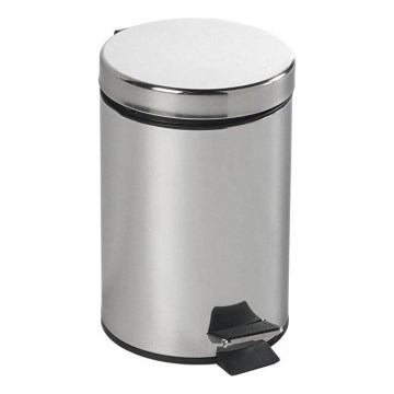 Aqualine - Koš za smeti SIMPLE LINE 3 l polished nerjaveče jeklo