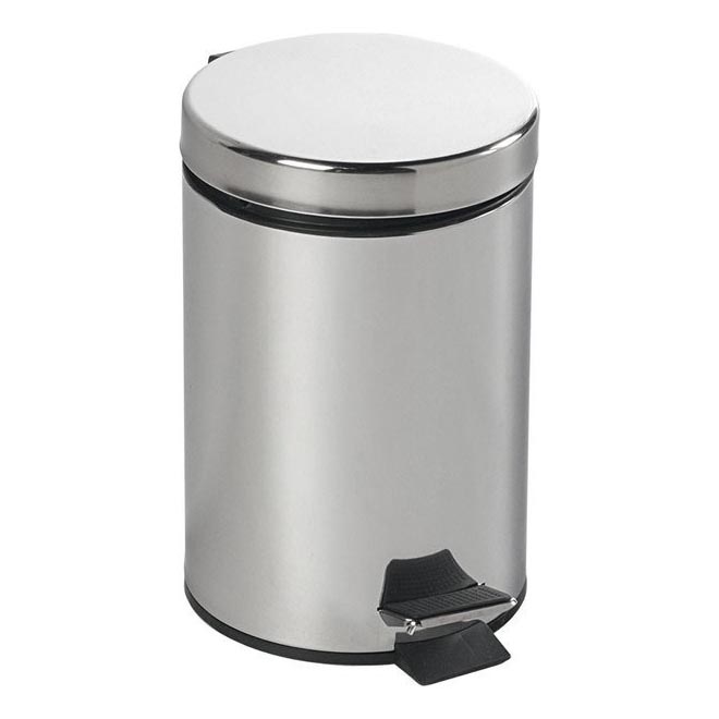 Aqualine - Koš za smeti SIMPLE LINE 3 l polished nerjaveče jeklo