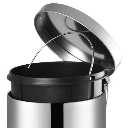Aqualine - Koš za smeti SIMPLE LINE 3 l polished nerjaveče jeklo