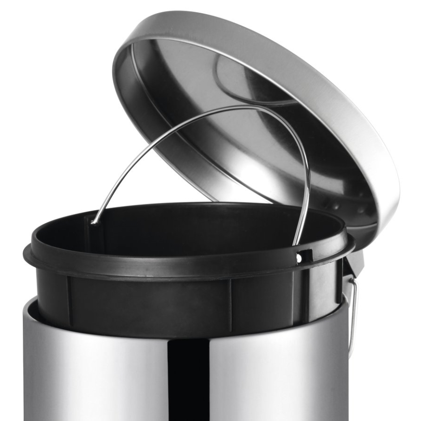 Aqualine - Koš za smeti SIMPLE LINE 3 l polished nerjaveče jeklo