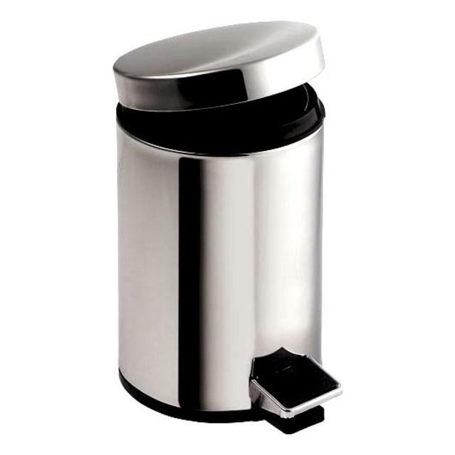 Aqualine - Koš za smeti SIMPLE LINE 5 l polished nerjaveče jeklo