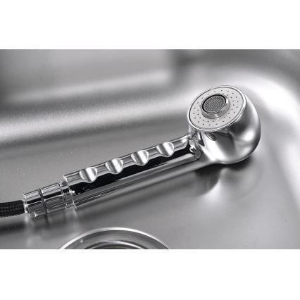 Aqualine - Kuhinjska armatura KASIOPEA 20 cm sijajni krom