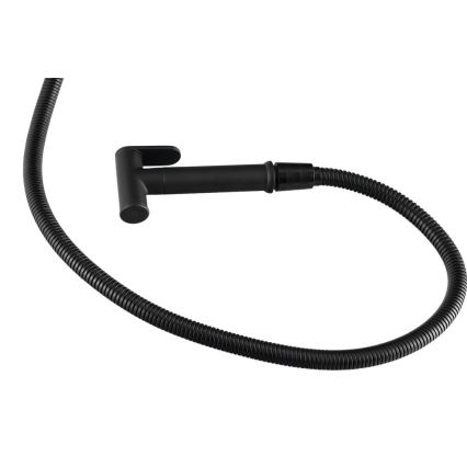 Aqualine - Pipa za bide s prho za podometno montažo mat črna