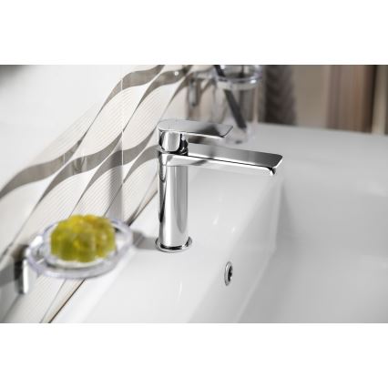 Aqualine - Pipa za umivalnik DAPHNE 15,5 cm sijajni krom