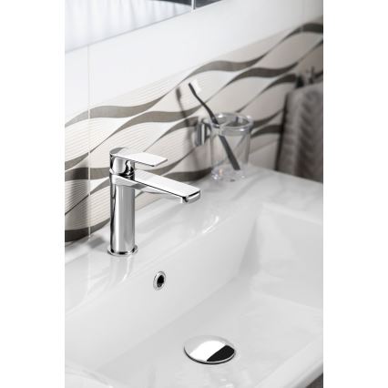 Aqualine - Pipa za umivalnik DAPHNE 15,5 cm sijajni krom
