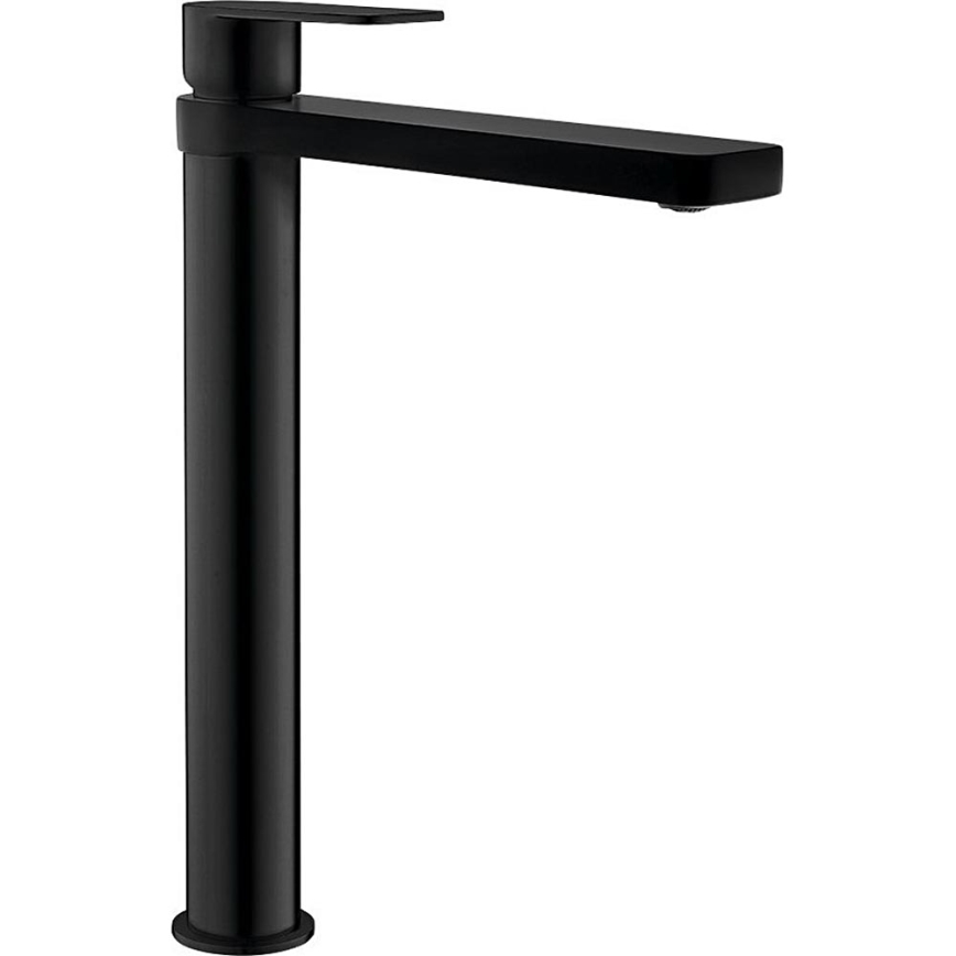 Aqualine - Pipa za umivalnik DAPHNE 29 cm mat črna