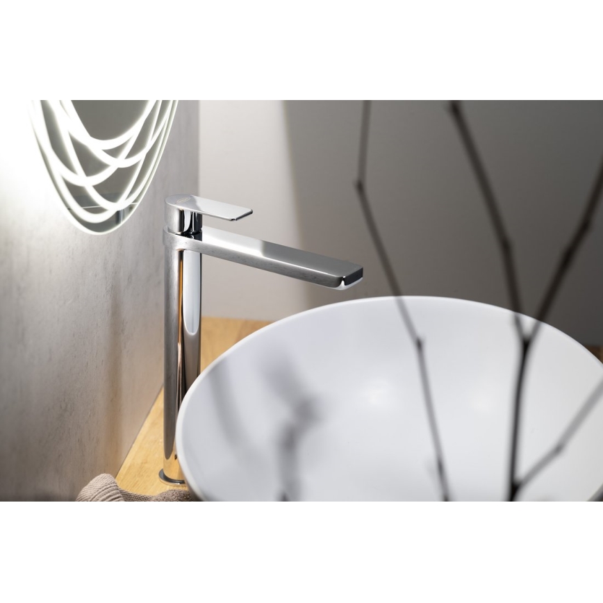 Aqualine - Pipa za umivalnik DAPHNE 29 cm sijajni krom