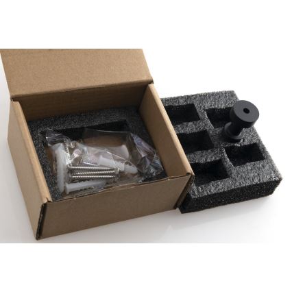 Aqualine - SET 5x Stenska kljuka SAMBA mat črna