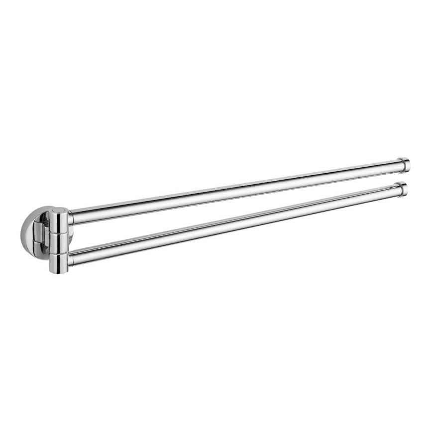 Aqualine - Stensko držalo za brisače rotacijski SAMBA 47 cm sijajni krom