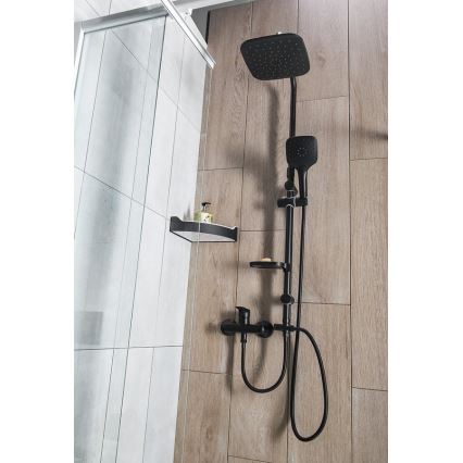 Aqualine - Tuš set KERA mat črna