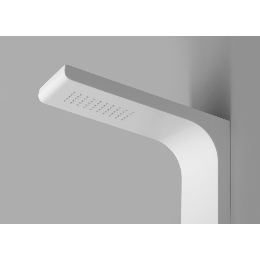 Aqualine - tušni panel YUKI v mat beli barvi