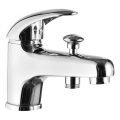 Aqualine - Umivalniška pipa s preklopnikom KASIOPEA 17 cm, sijajni krom