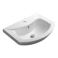 Aqualine - Vgradni umivalnik ZERO 55×44 cm keramika/bela