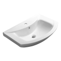 Aqualine - Vgradni umivalnik ZERO 65x46 cm keramika/bela
