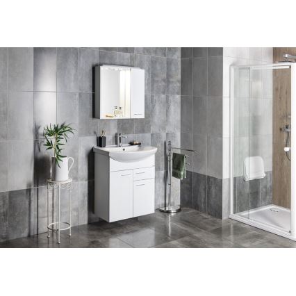 Aqualine - Vgradni umivalnik ZERO 65x46 cm keramika/bela