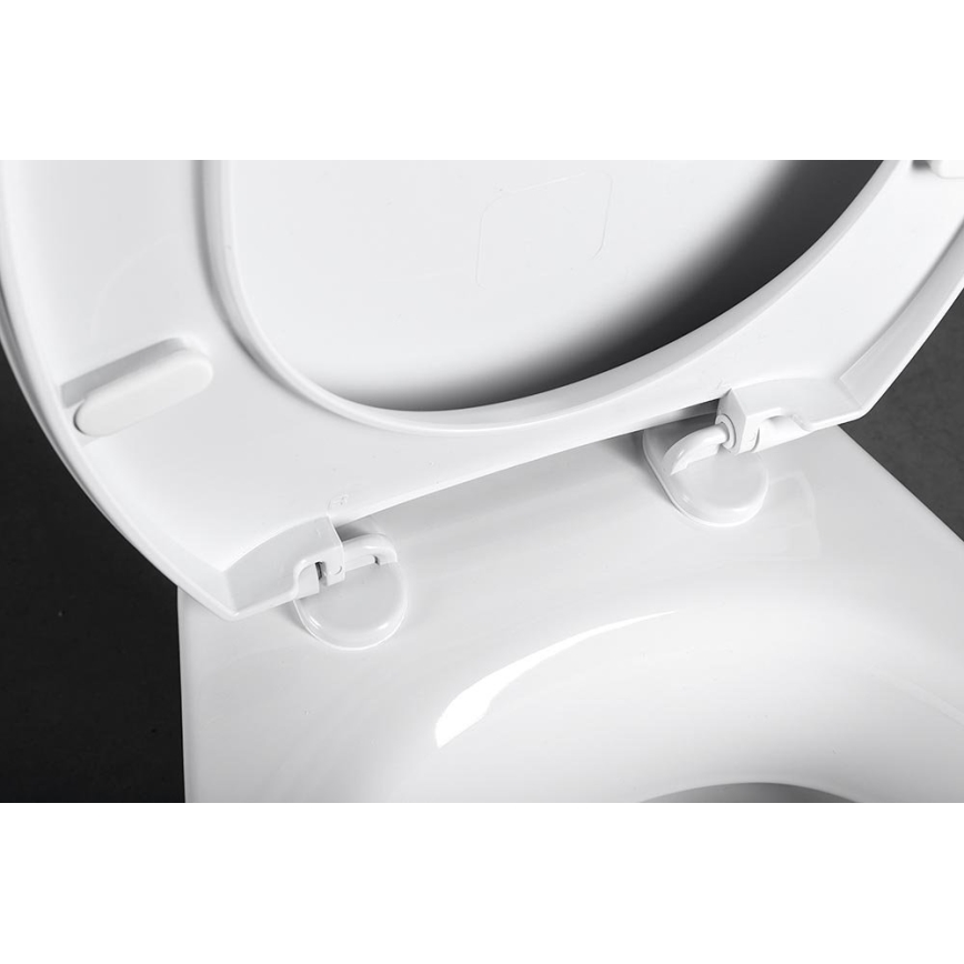 Aqualine - WC deska FIXET bela