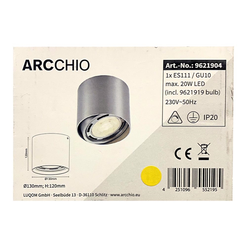 Arcchio - LED Reflektor ROSALIE 1xGU10/ES111/11,5W/230V