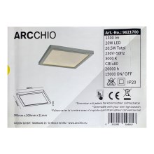 Arcchio - LED Zatemnitvena stropna svetilka SOLVIE LED/20W/230V
