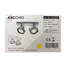 Arcchio - LED Zatemnitveni reflektor MUNIN 2xES111/GU10/11,5W/230V