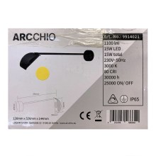 Arcchio - LED Zunanja stenska svetilka GRAYSON LED/15W/230V IP65