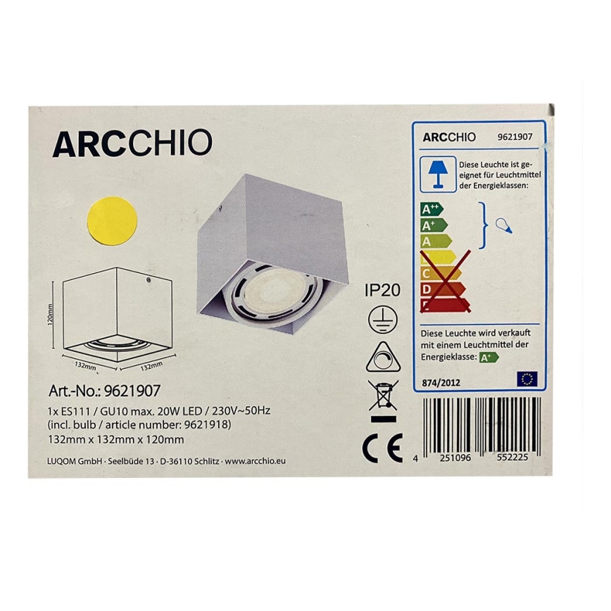 Arcchio - Reflektor ROSALIE 1xGU10/11,5W/230V