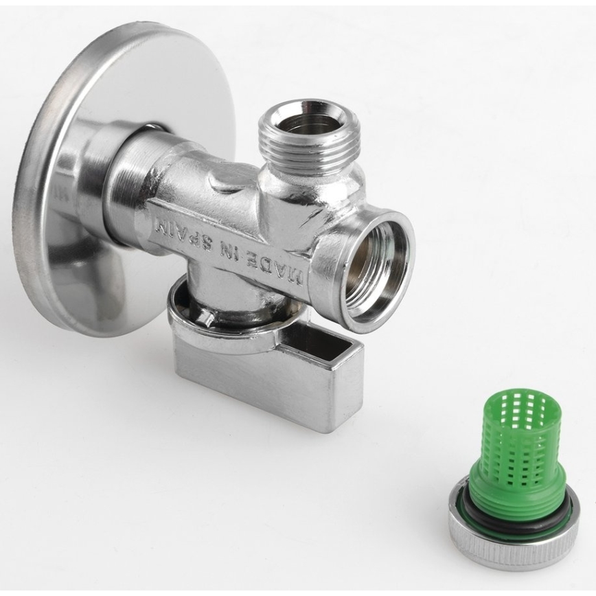 Arco - Kotni ventil s filtrom, visokosijajni krom