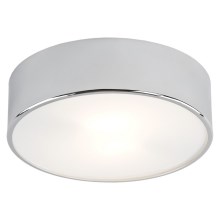 Argon 0873 - Stropna svetilka DARLING 2xE27/15W/230V pr. 35 cm srebrna