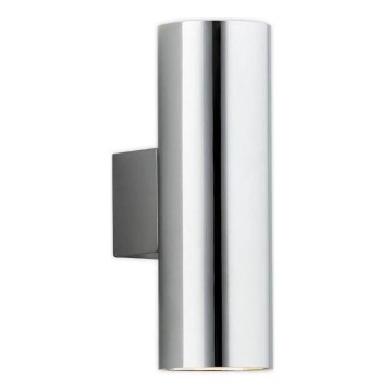 Argon 0912 - Stenska svetilka MITOS 2xGU10/5W/230V sijajni krom
