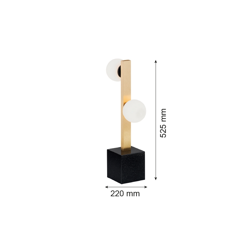 Argon 1044 - Namizna svetilka FREEMONT 2xG9/5W/230V