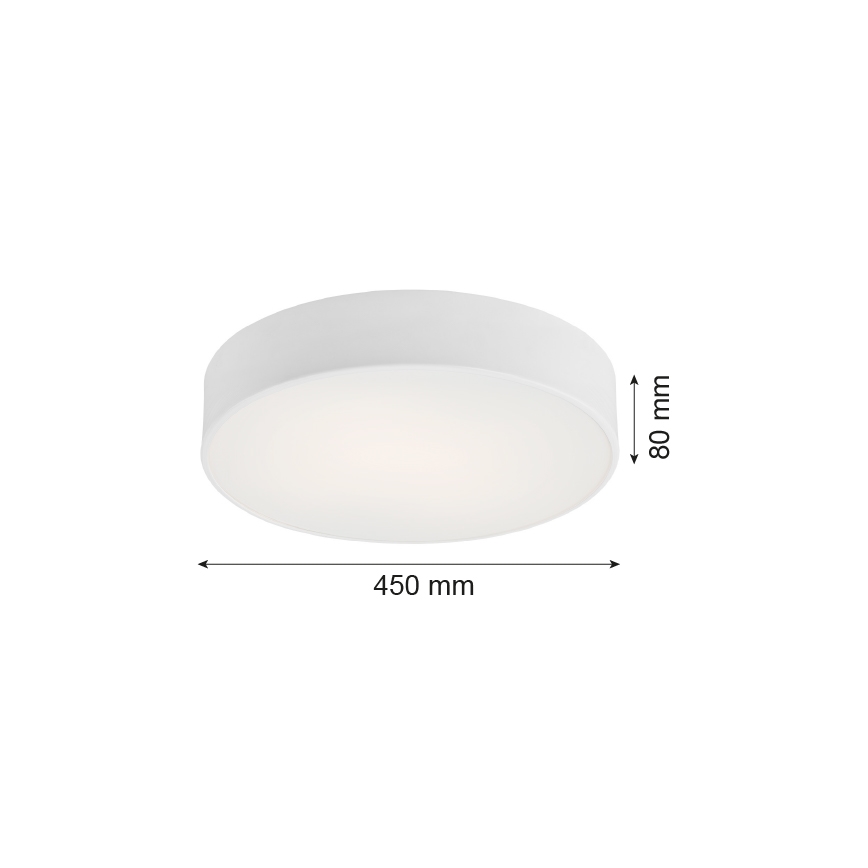 Argon 1188 - Stropna svetilka DARLING 3xE27/15W/230V pr. 45 cm bela