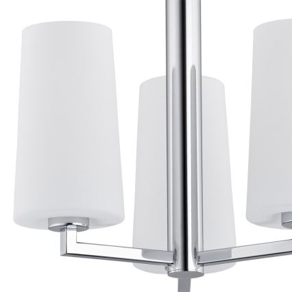 Argon 1224 - Lestenec na drogu CAMELOT 3xE27/15W/230V krom